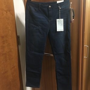 Dark Wash Mid-Rise Jeans